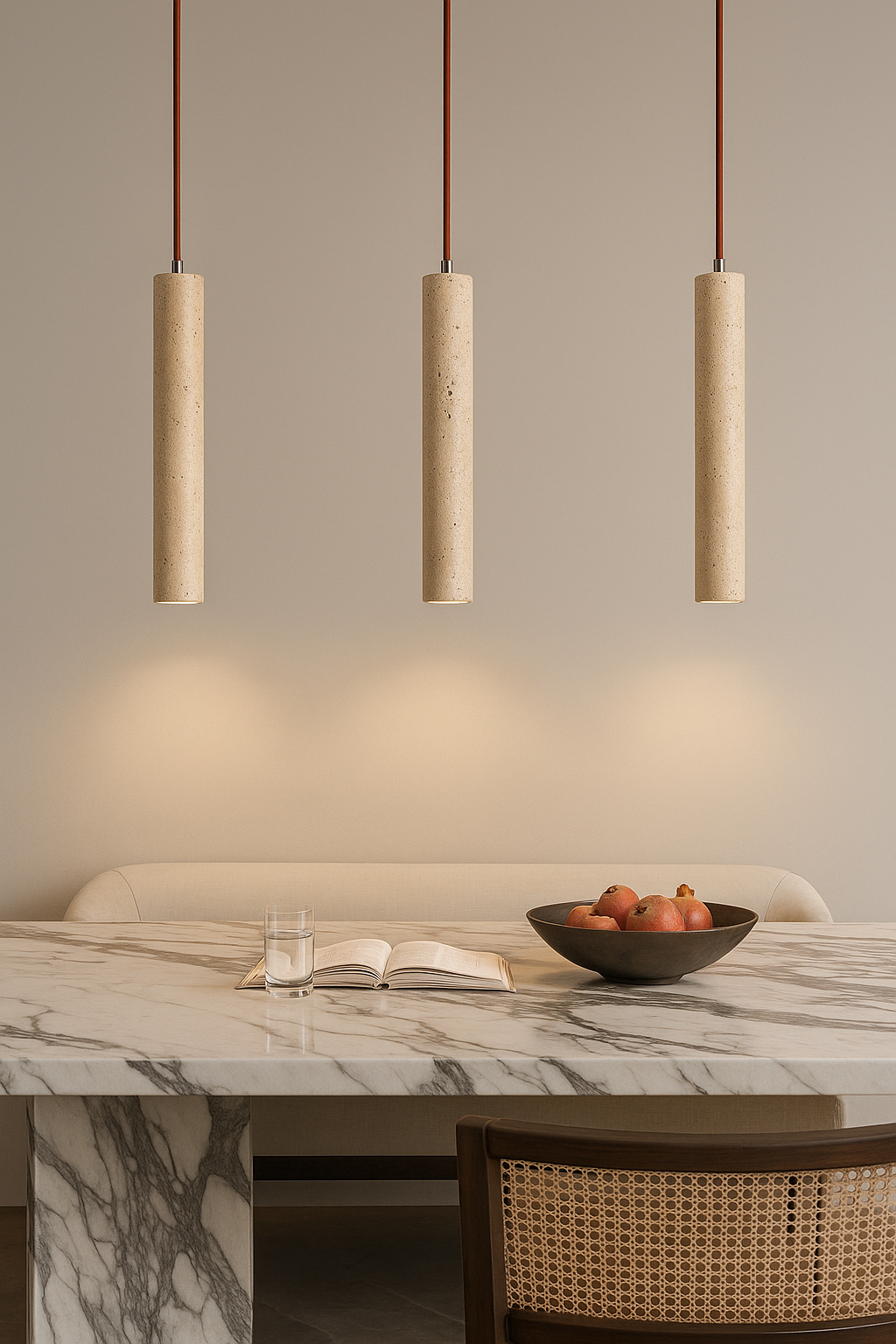 Travertine Pendant Lighting