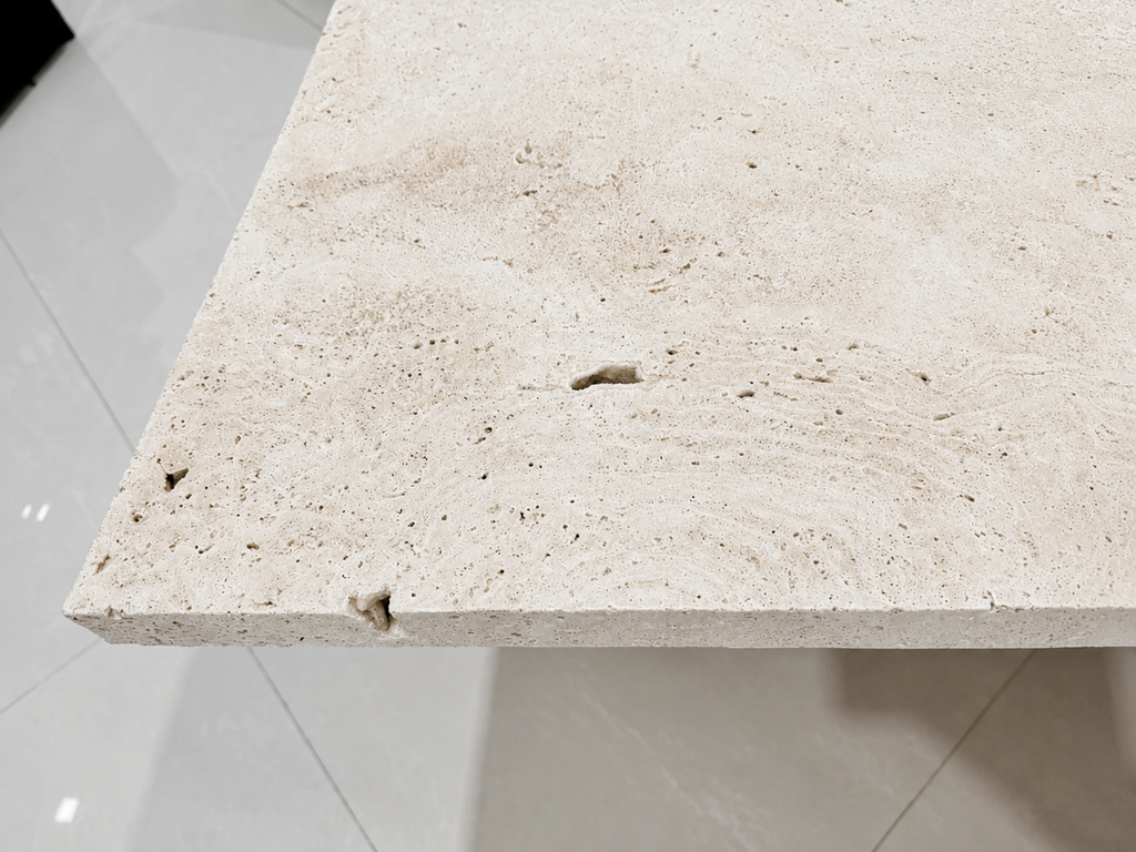 TerraForma Travertine Coffee Table