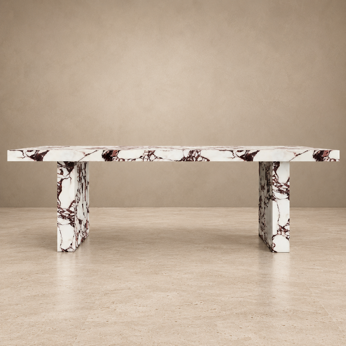 Ardelle Dining Table — Calacatta Viola