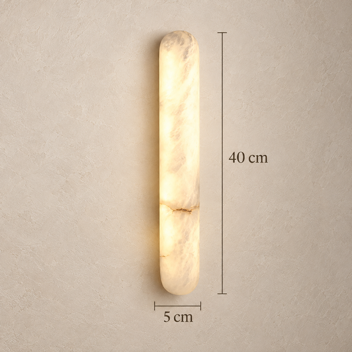 Alba Alabaster Wall Sconce