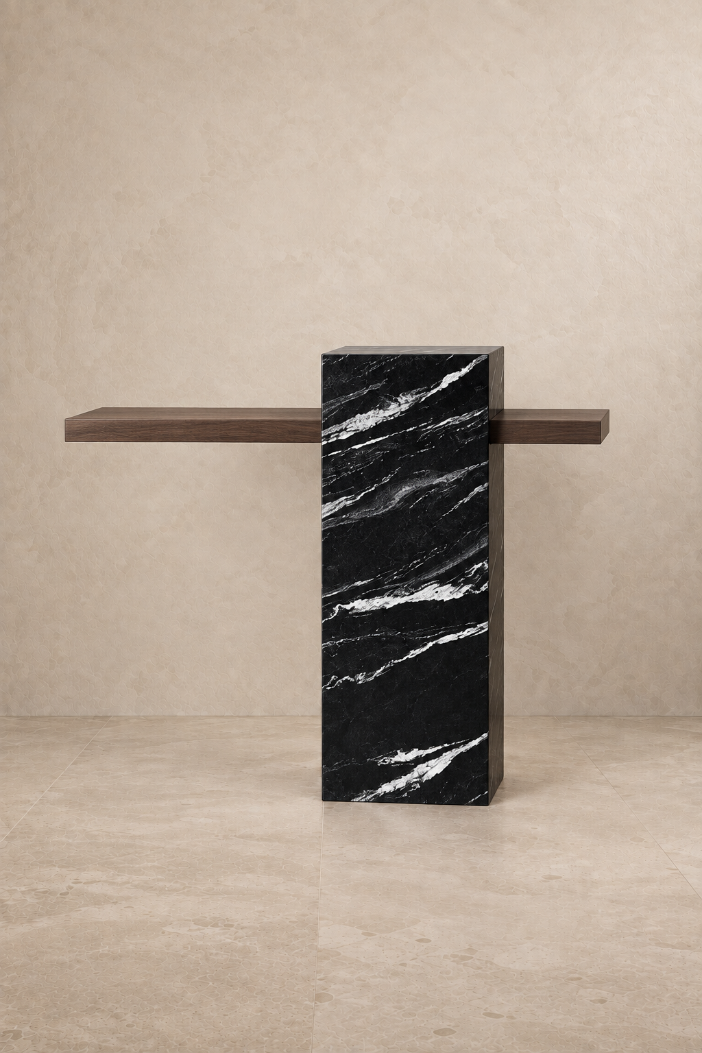 Montel Console — Nero Marquina