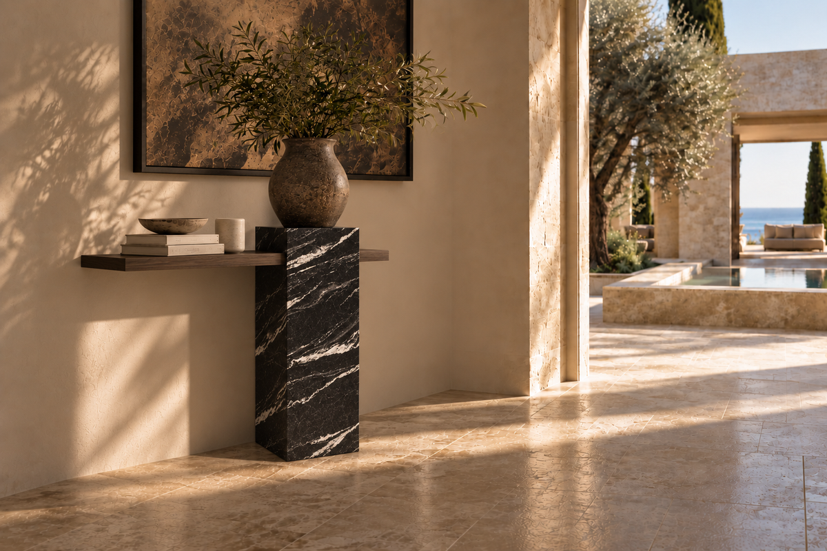 Montel Console — Nero Marquina