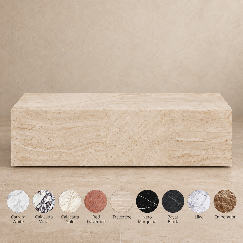 Monceau Coffee Table — Travertine