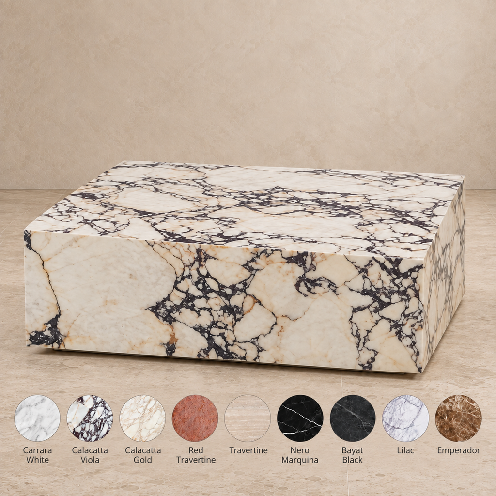Monceau Coffee Table — Calacatta Viola