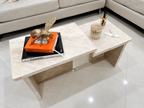 TerraForma Travertine Coffee Table