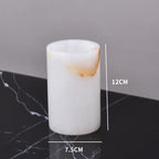 The Monolith Vanity Organizer – Hand-Carved Solid Marble