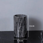 The Monolith Vanity Organizer – Hand-Carved Solid Marble