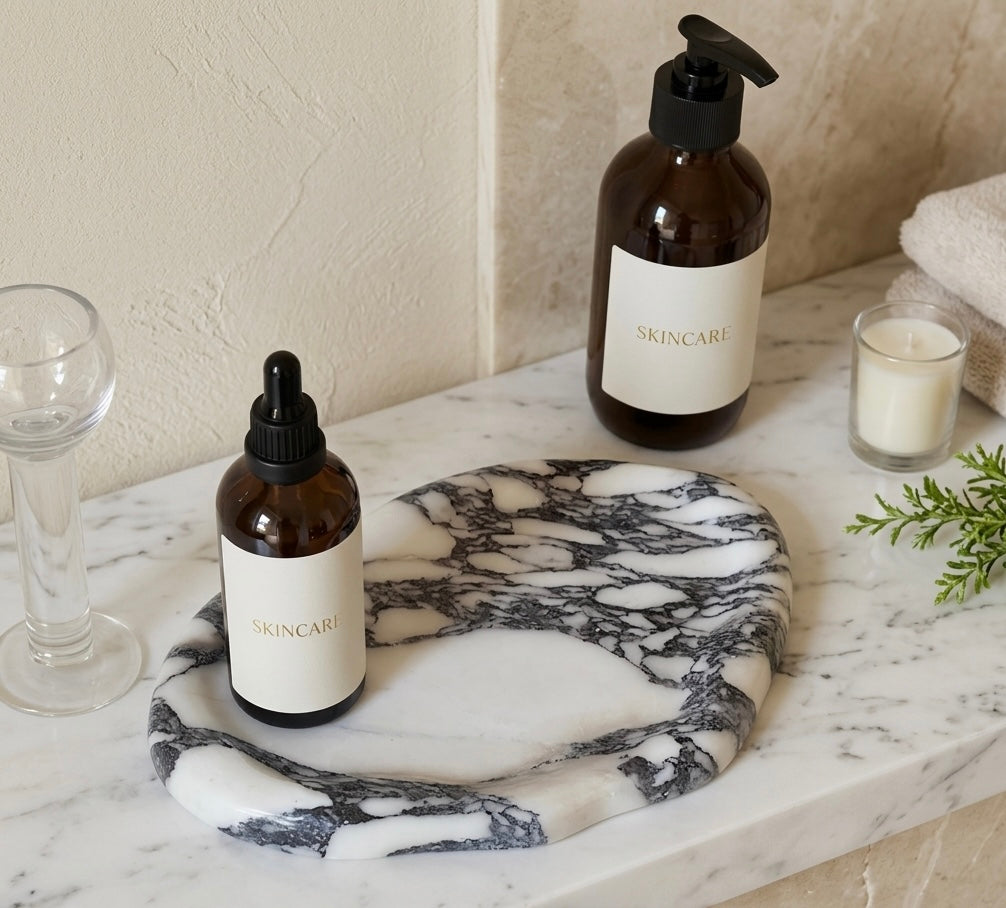 The Organic Ellipse –  Marble Tray