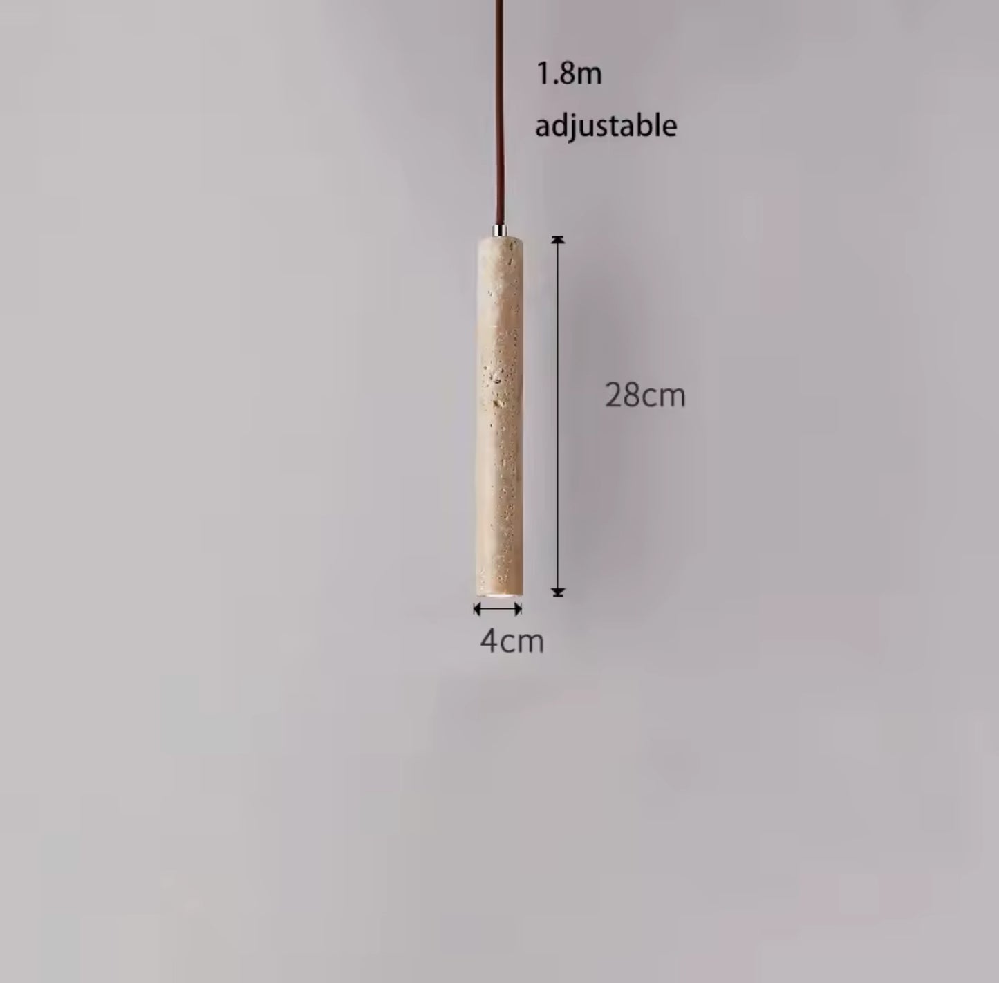 Travertine Pendant Lighting