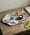 The Scalloped Stone Gallery Tray