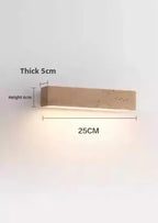 Linea Terra travertine lighting