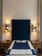 Marble wall sconce