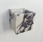 Marble wall sconce