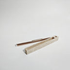 The Aura Travertine Block Incense Holder & Ash Catcher