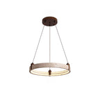 The Aurelia Travertine Ring Pendant Chandelier