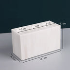 The Monolith Vanity Organizer – Hand-Carved Solid Marble
