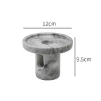 Pedestal Stone Candle Holder - Carrara Marble, Onyx, Ariston, & Nero Marquina Pillar Stand