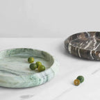 Beveled Edge Natural Marble Tray