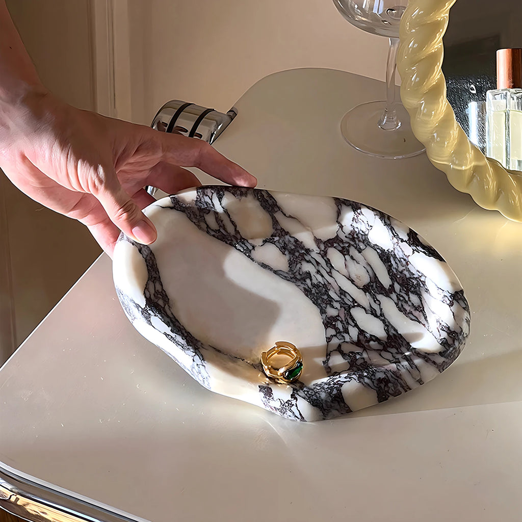 The Organic Ellipse –  Marble Tray