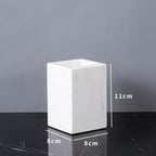 The Monolith Vanity Organizer – Hand-Carved Solid Marble