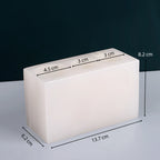 The Monolith Vanity Organizer – Hand-Carved Solid Marble