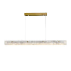 Alabaster Marble Linear Pendant Chandelier