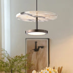 Calacatta Marble Disc Pendant Lighting