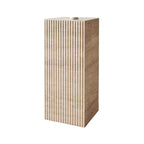 Fluted Travertine Pedestal