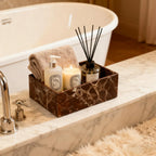 The Levanto Rosso Marble Rectangular Jewelry & Keepsake Box