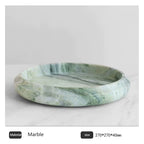 Beveled Edge Natural Marble Tray