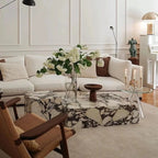 Bulgari Marble Plinth Coffee Table - Calacatta Viola Modular Plinth Cube & Rectangular Table