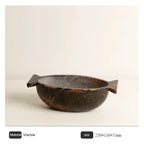 Sculptural Marble Handle Bowl