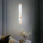 Translucent Vertical Marble Sconce
