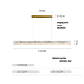 Alabaster Marble Linear Pendant Chandelier