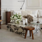 Bulgari Marble Plinth Coffee Table - Calacatta Viola Modular Plinth Cube & Rectangular Table