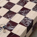 The Checkmate Stone Coffee Table